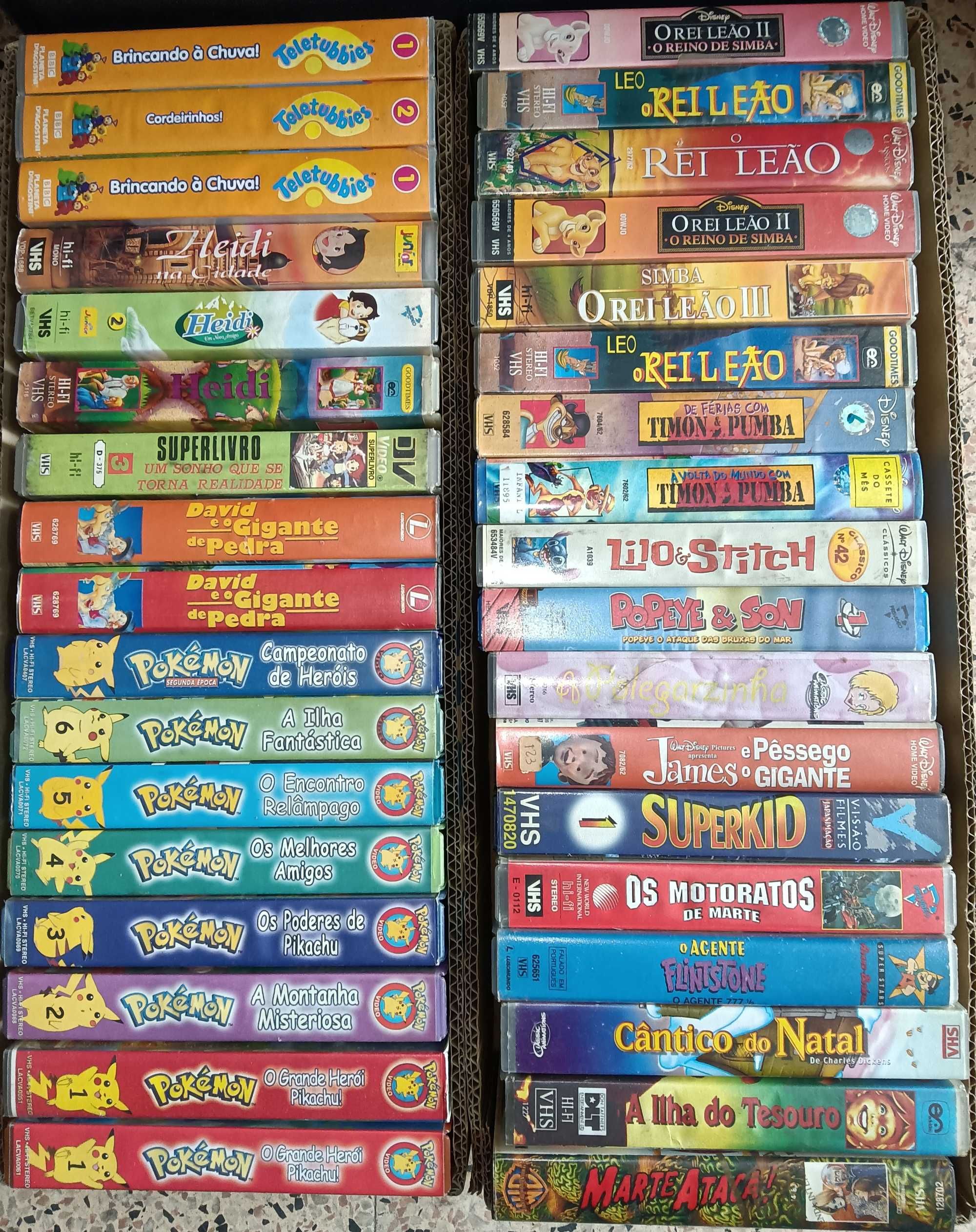 120 filmes VHS banda desenhada