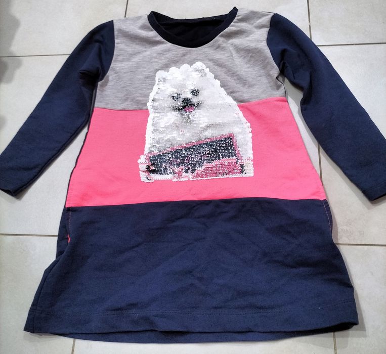 Tunika dziewczęca z cekinami