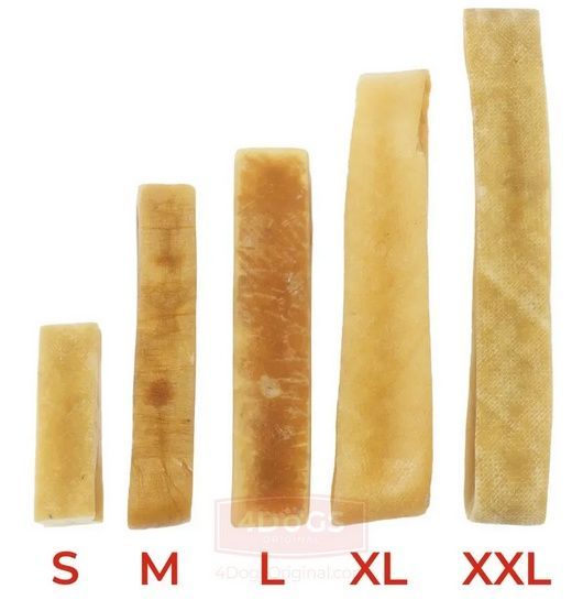 Zdrowy gryzak bez laktozy na zęby dla psa - 4DOGS Ser Himalajski (L)