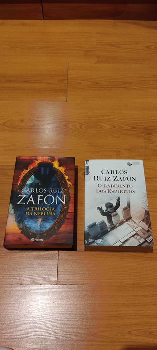 Carlos Ruiz Zafón "O labirinto dos Espíritos"  "A Trilogia da Neblina"