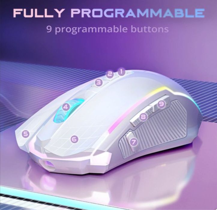 Mysz gamingowa Redragon M910-WS 2.4G bezprzewodowa/przewodowa RGB