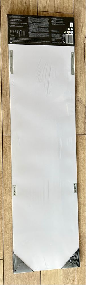 Lustro 35 x 125 cm na sciane lub na drzwi szare matowe  nowe Kraków