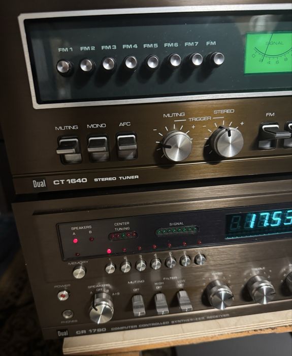 Wieża Dual amplituner, tuner i magnetofon