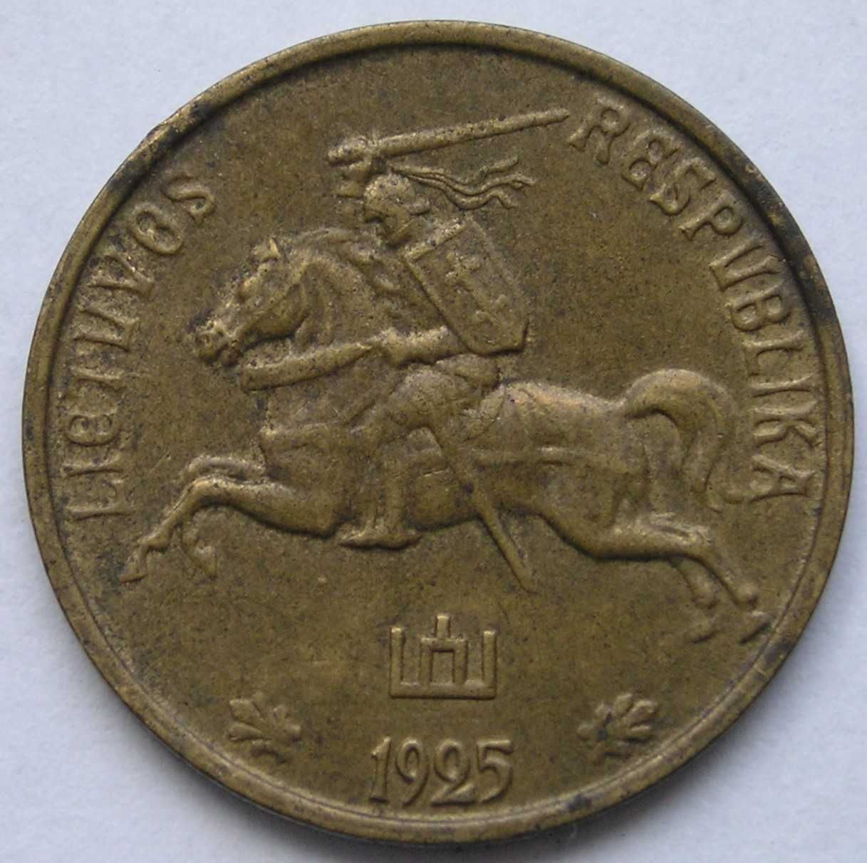 Litwa 5 centai 1925