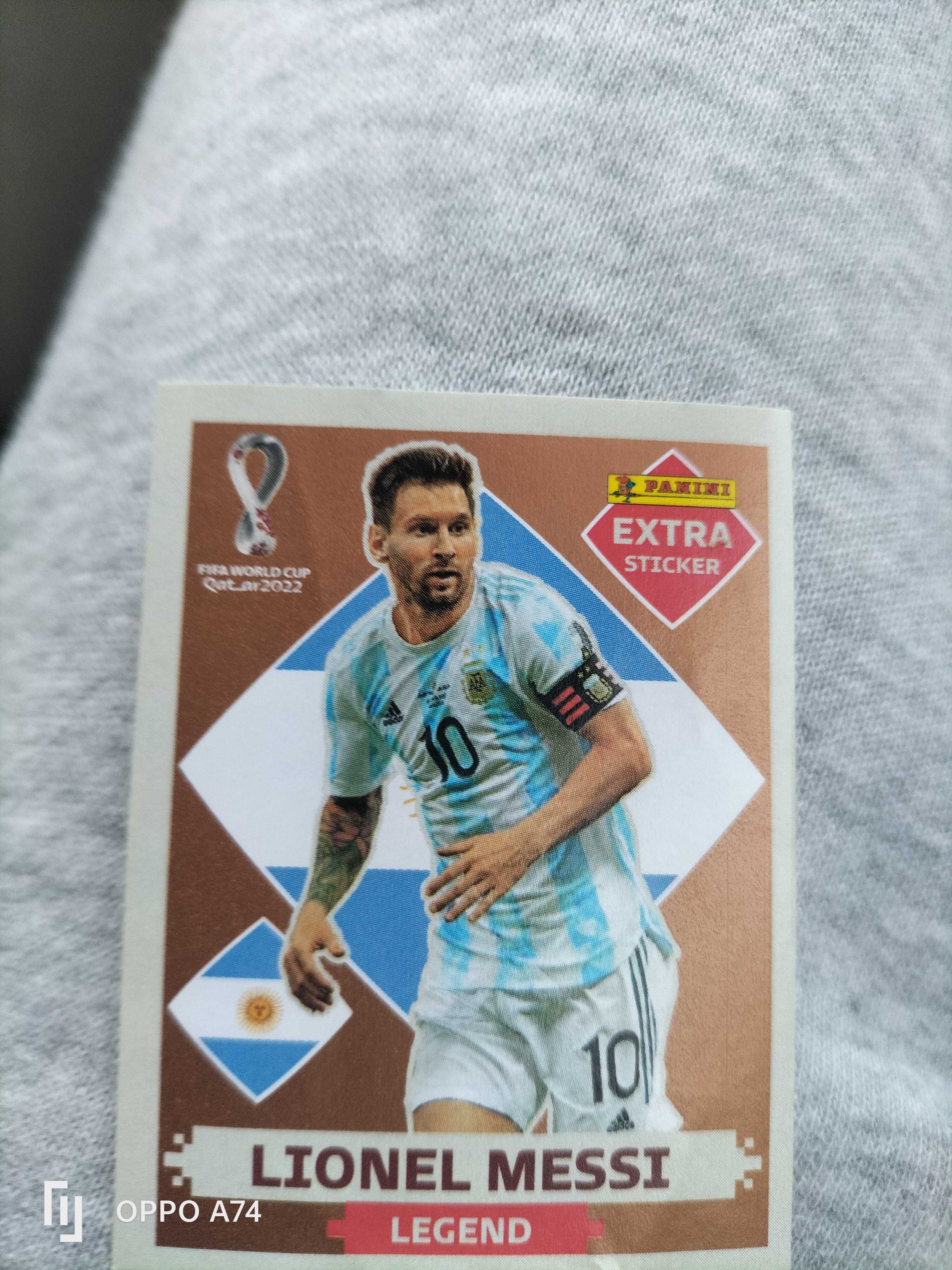 Cromo Leonel Messi bronze Copa Qatar 2022