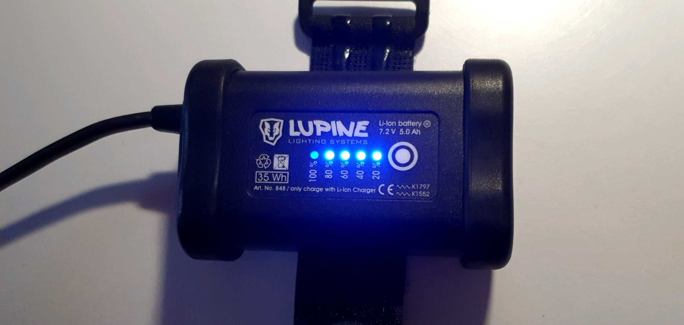 Lampa cacuszko: Lupine SL Nano AF5+pilot BT, długie/mijania/dzienne