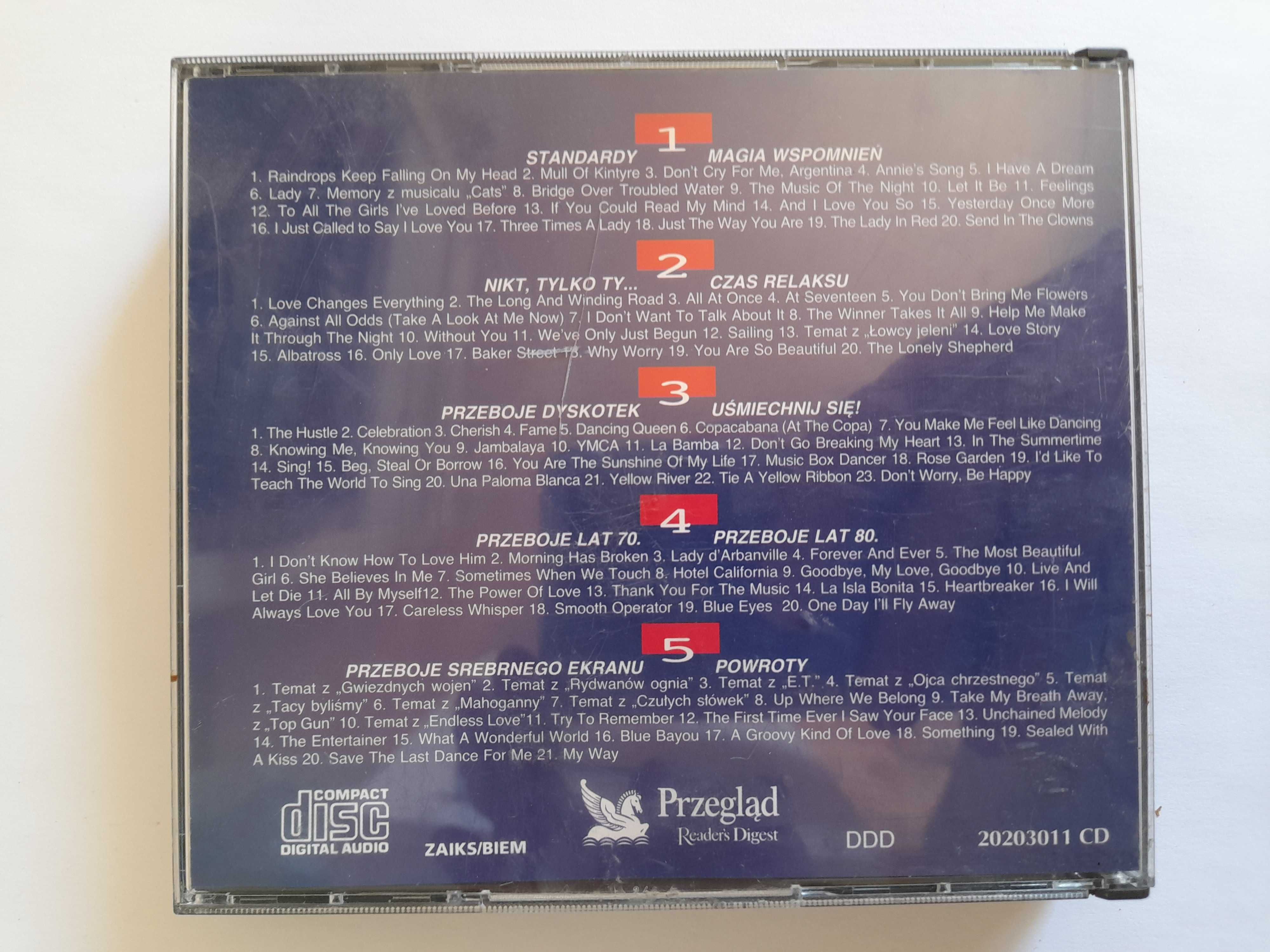 Czas Muzyki Czas relaksu Melodie lat 70 i 80 5CD