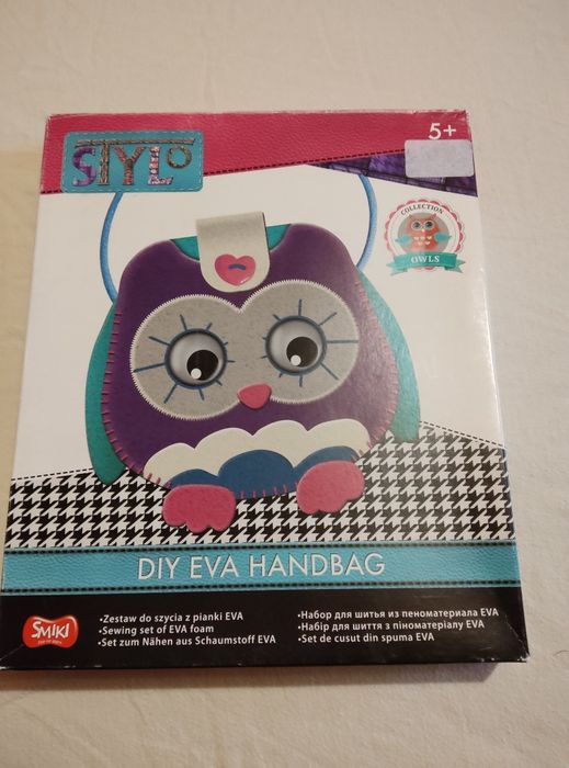 Zestaw do szycia z pianki Eva torebka