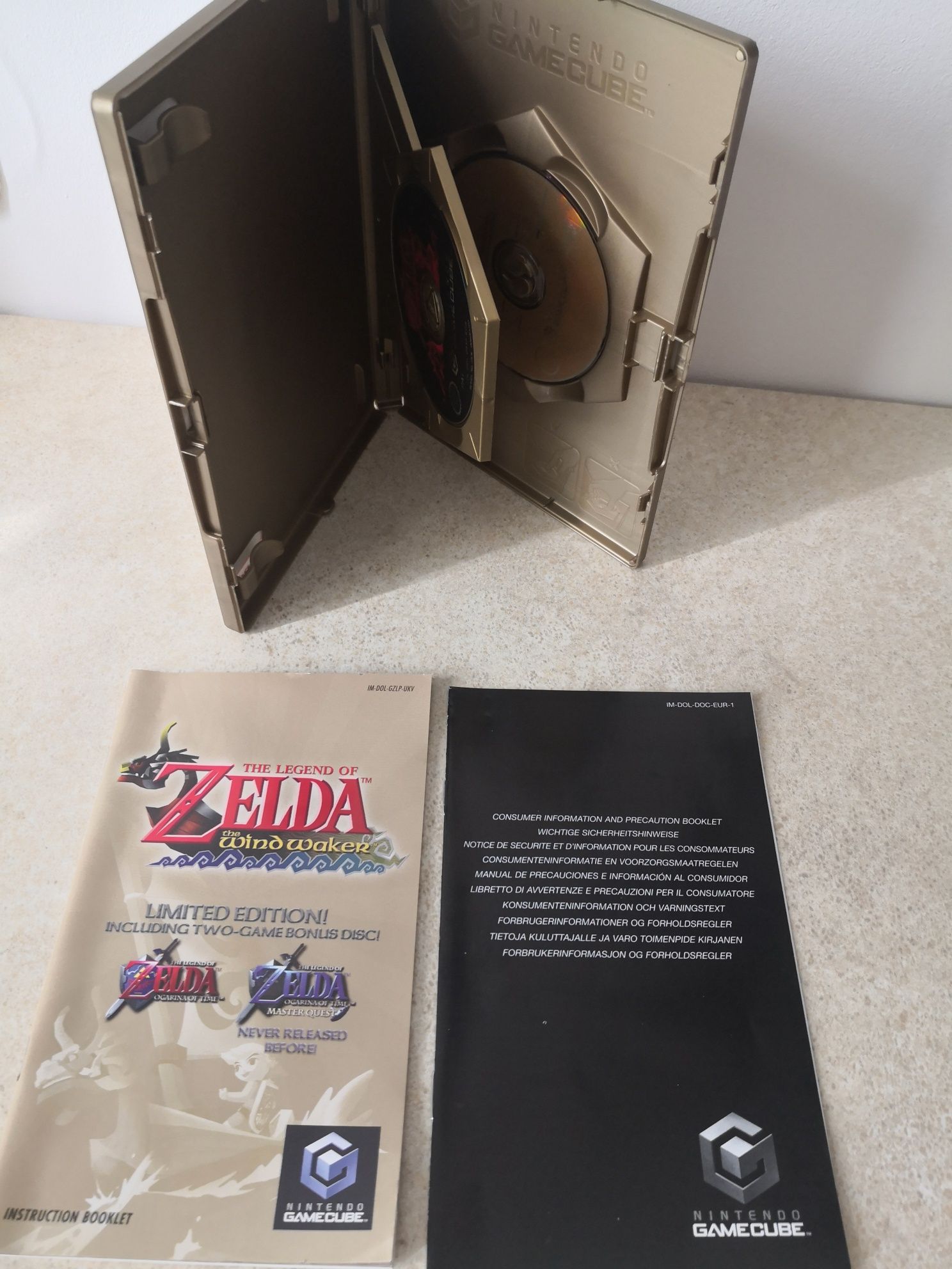 The Legend of Zelda Wind Waker + Ocarina of Time Gamecube komplet gra