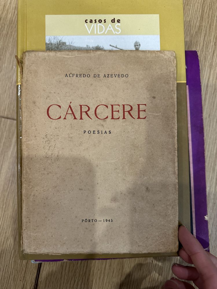 livro Alfredo de Azevedo - Cárcere - poesias