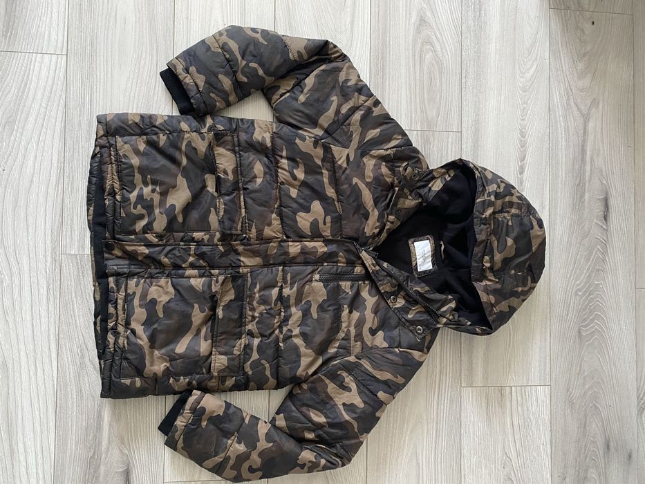 Kurtka zimowa chłopięca dla chłopca 158 Reserved moro