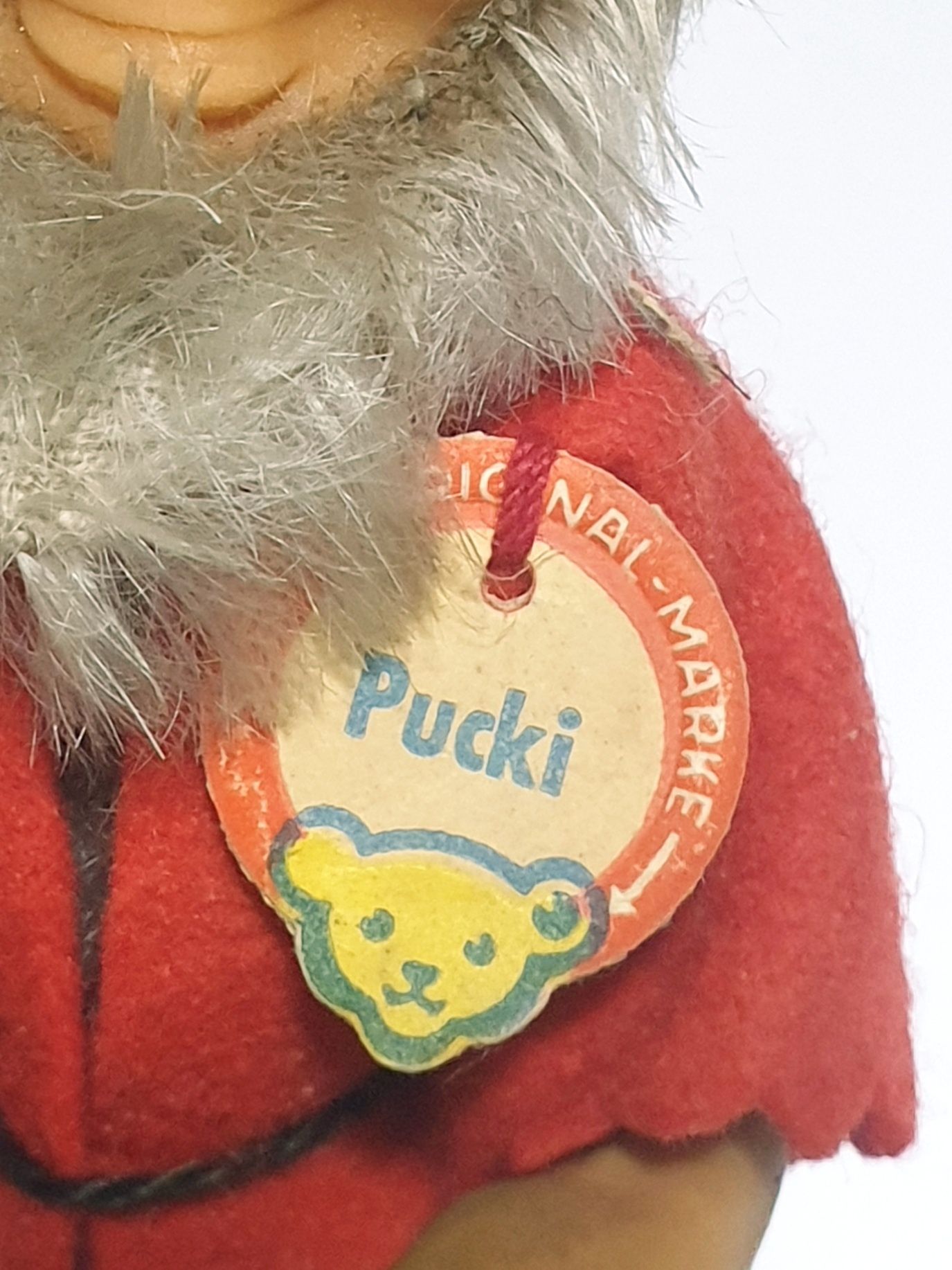Antigo boneco anão "Pucki" de Margarete Steiff Alemanha
