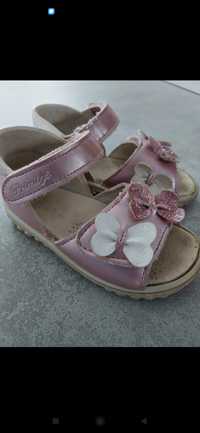 Skórzane sandałki dziewczęce Primigi 24
