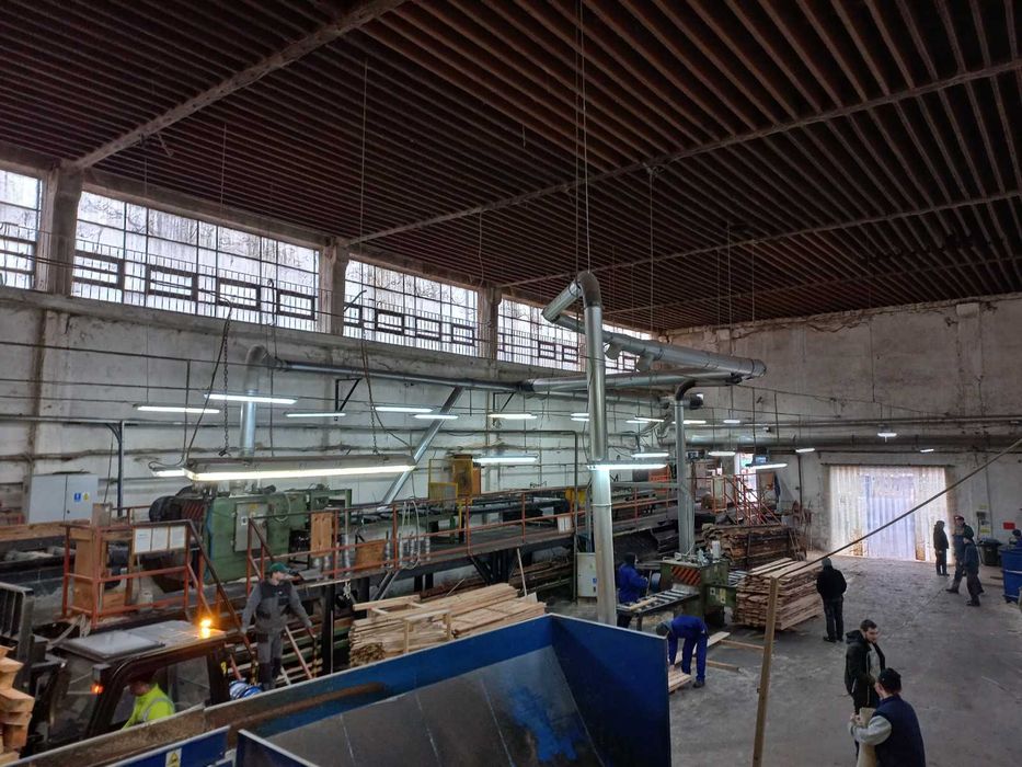 Automatyczna linia przetarcia drewna średniowymiarowego BRODPOL