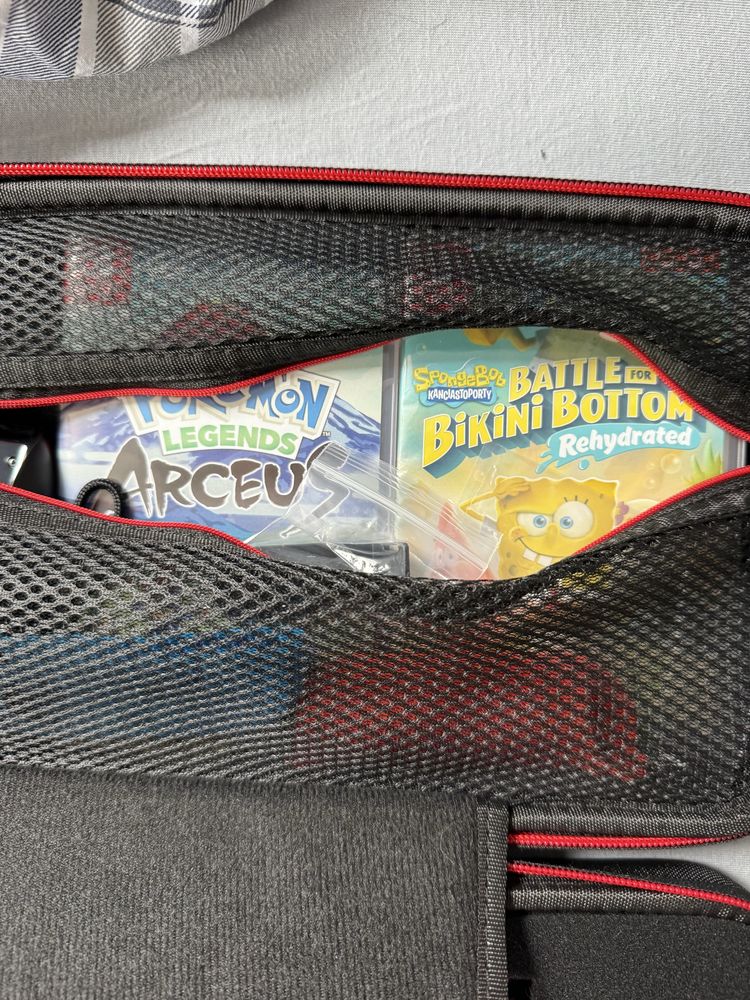 Nintendo Switch + zestaw maddog + 2 gry