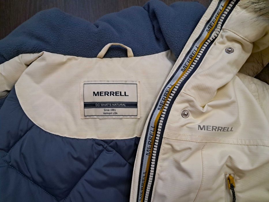 Женская зимняя куртка пуховик MERRELL 42-44 S идеальное состояние