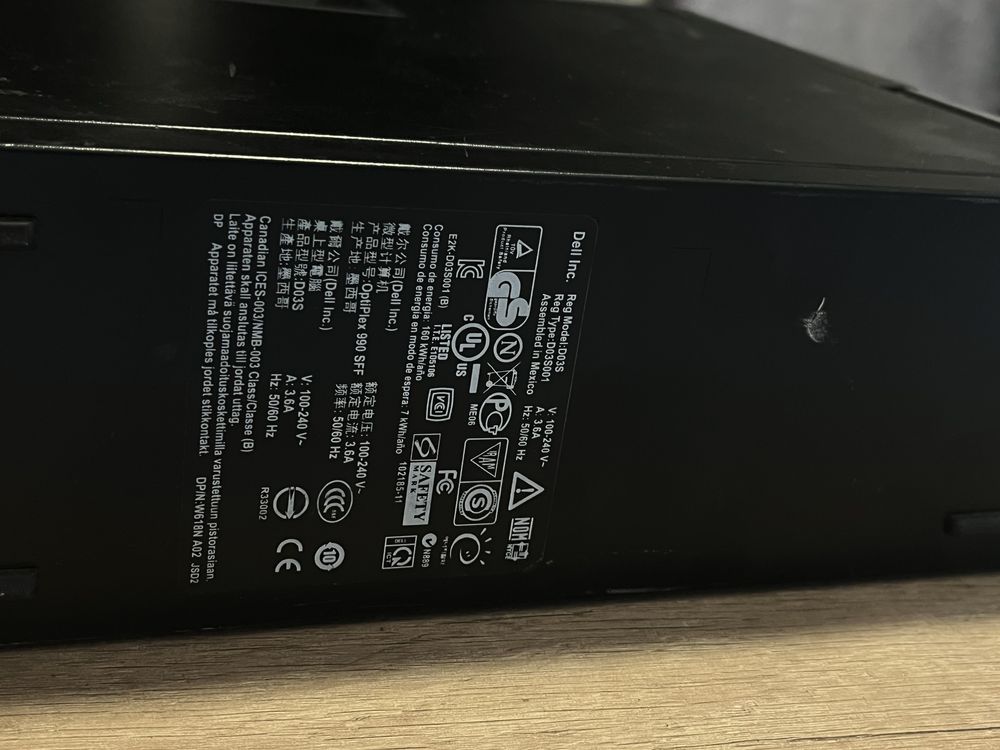Dell OptiPlex 990 SFF |  Intel Core i5