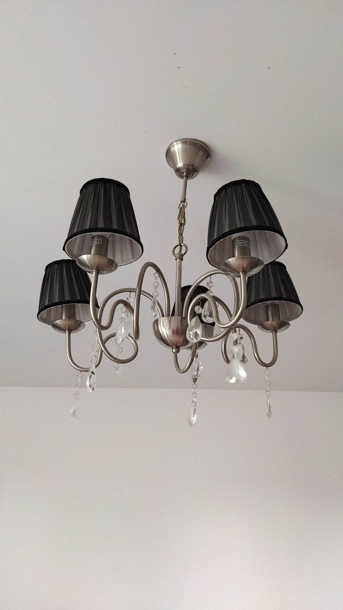 Żyrandol lampa sufitowa glamour