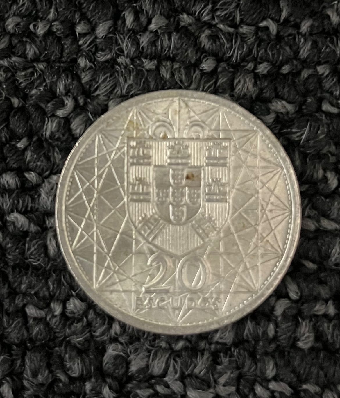 Moeda de 20 escudos de 1966