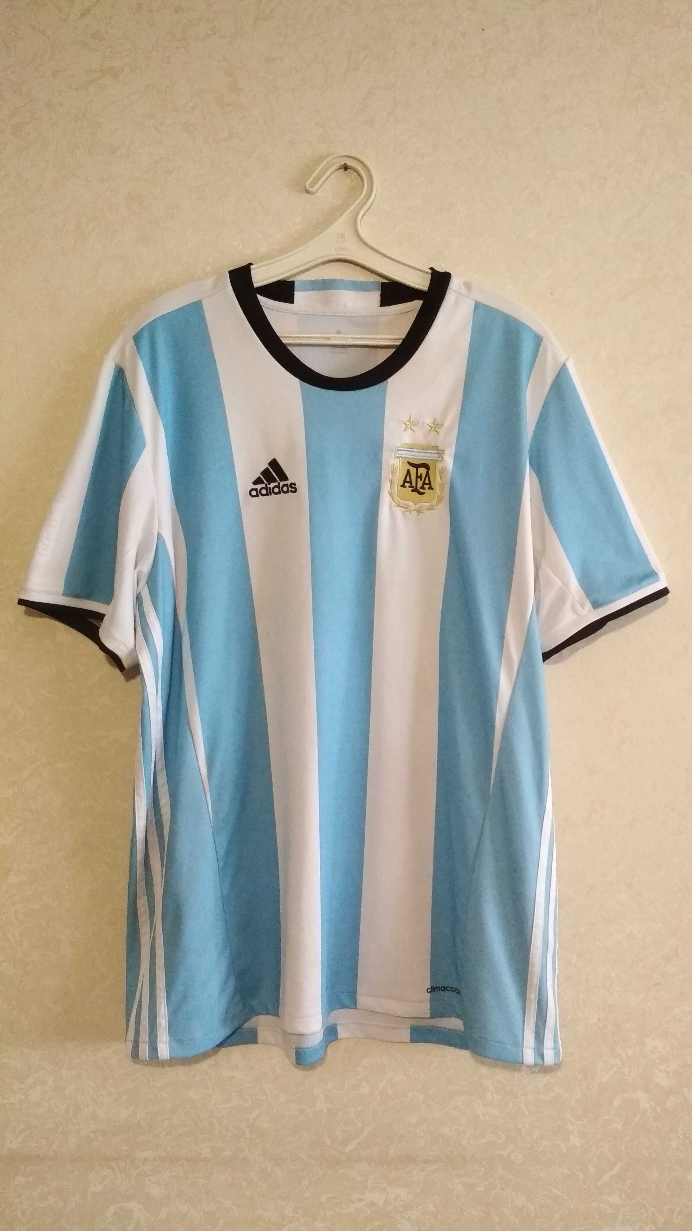 Футболка футбол Аргентина Manchester United Real Madrid Messi L-XL 4шт