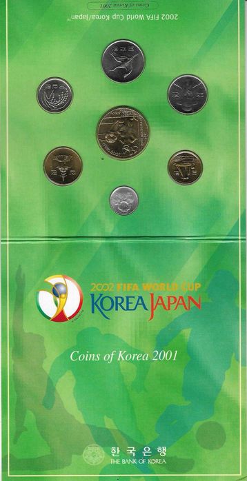 Coreia do Sul - - - "2002 - FIFA World Cup-Coreia-Japão" - - -  Moedas