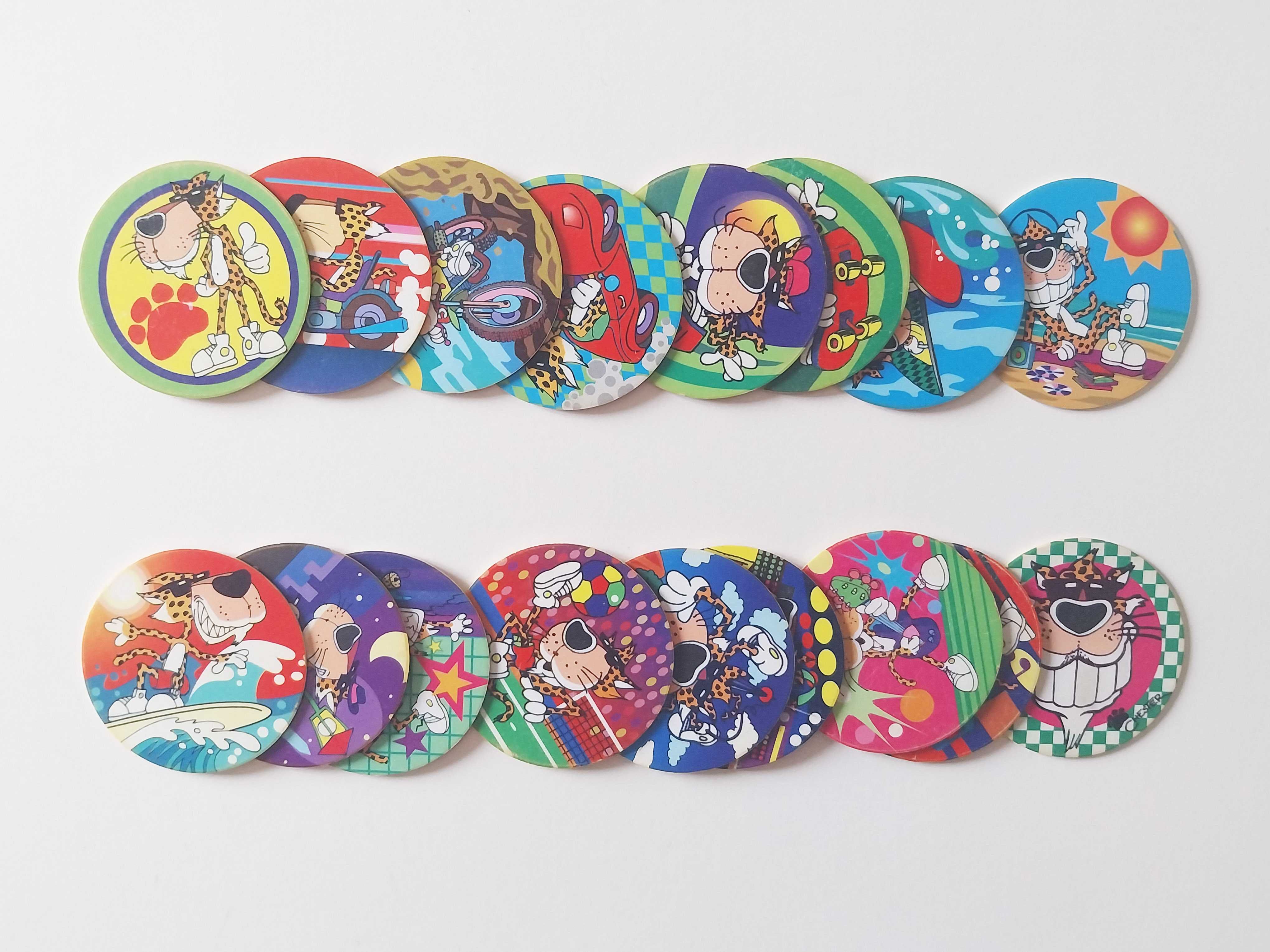 17 tazos CHESTER TAZO (16 diferentes) | lote Matutano