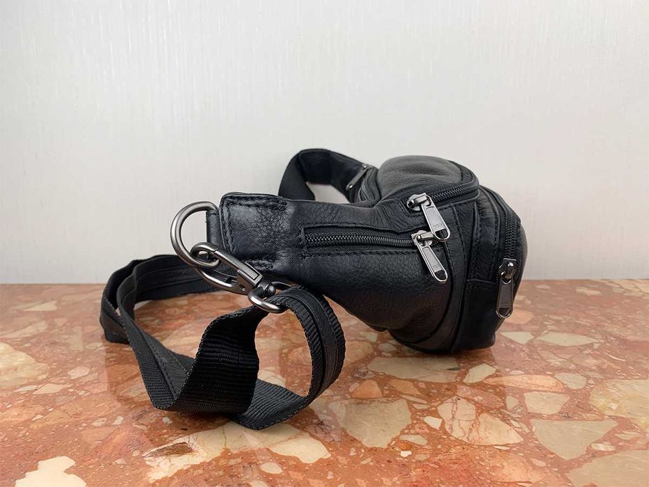 Сумка на пояс кожаная Hill Burry 3044 Германия, бананка шкіряна