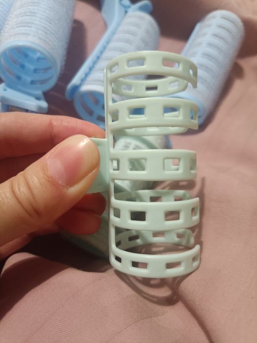 Wałki klipsy do włosów z zapieciami