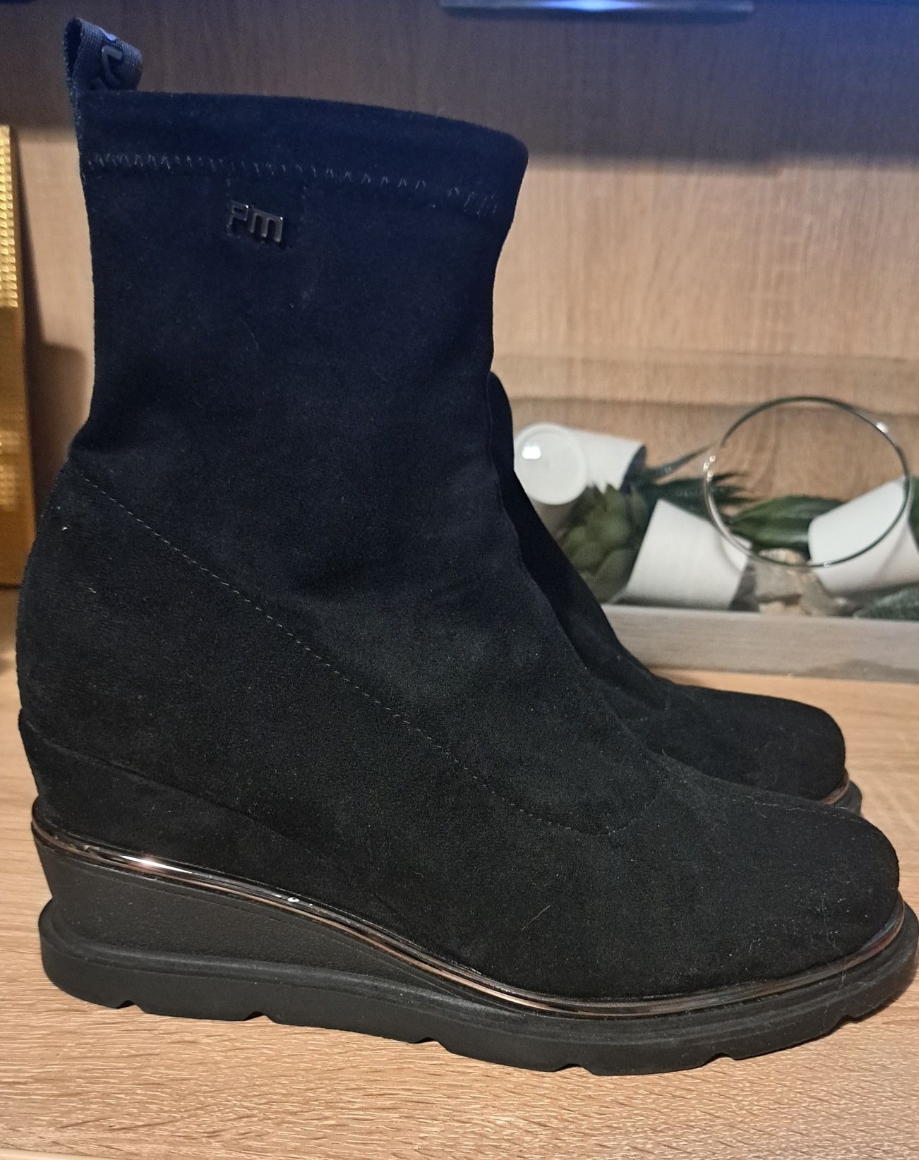 Prima Moda botki skarpetkowe