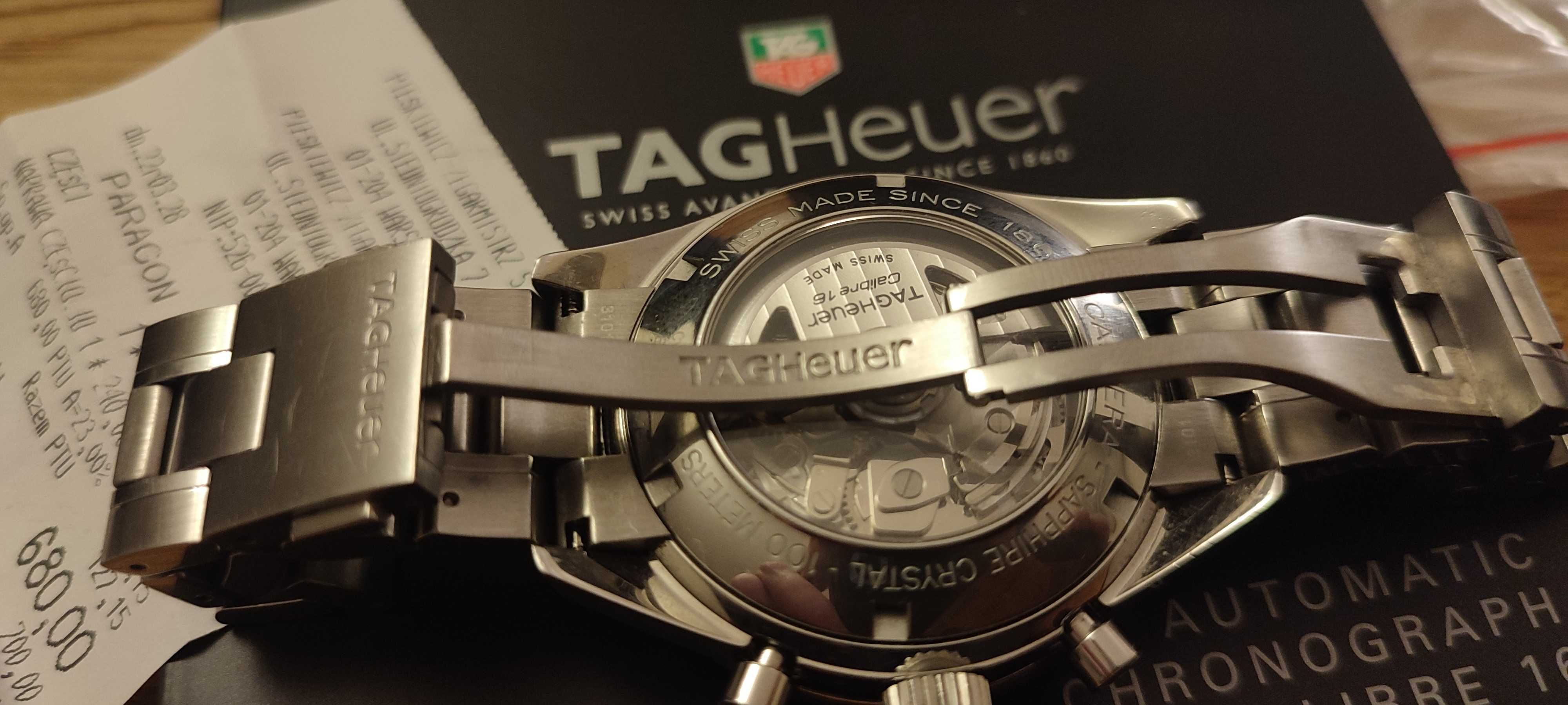Piękny TAG Heuer Carrera Calibre 16 CV2010