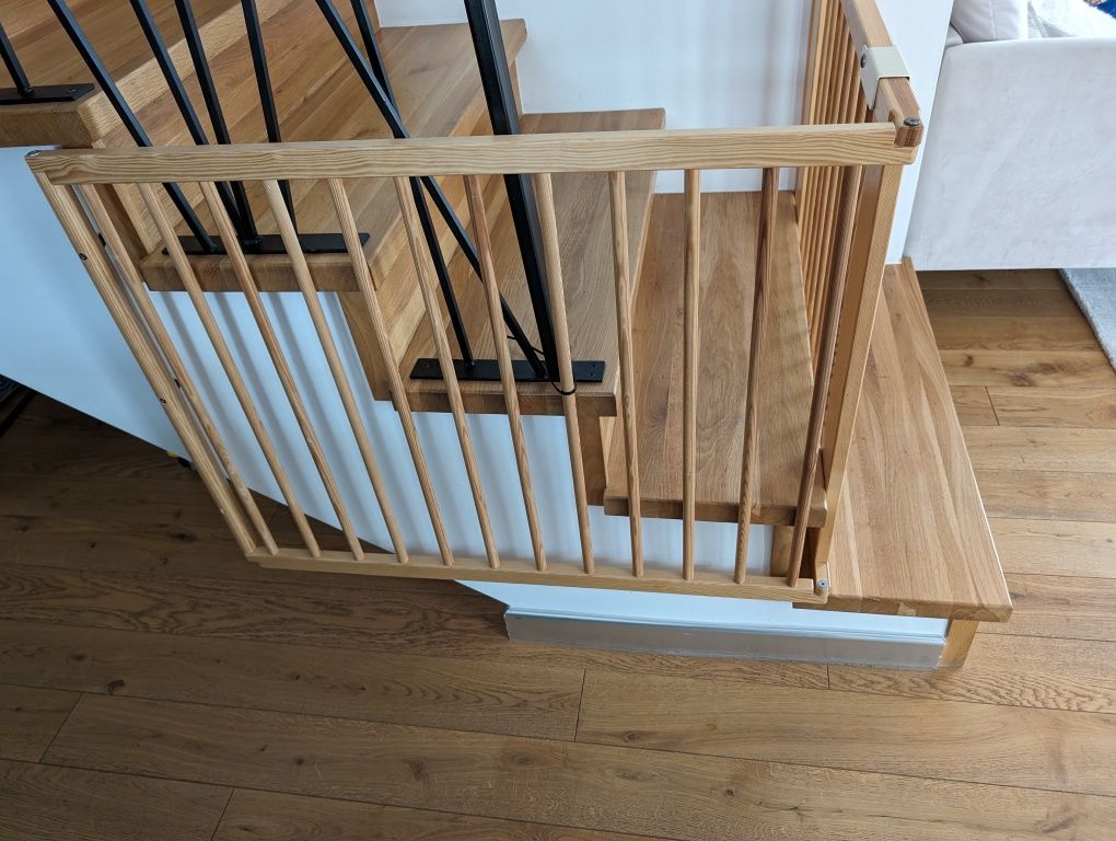 Barierka furtka bramka narożna na schody