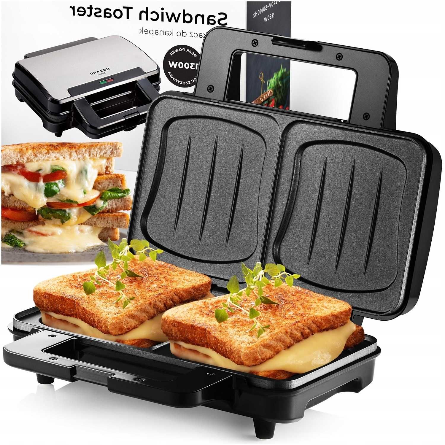 OKAZJA Opiekacz toster do kanapek tostów SANDWICH MAKER XL