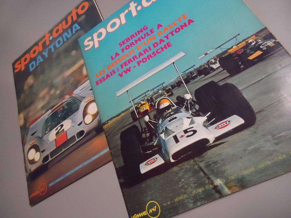 Revistas Sport-Auto (edição francesa) - Ano completo 1970