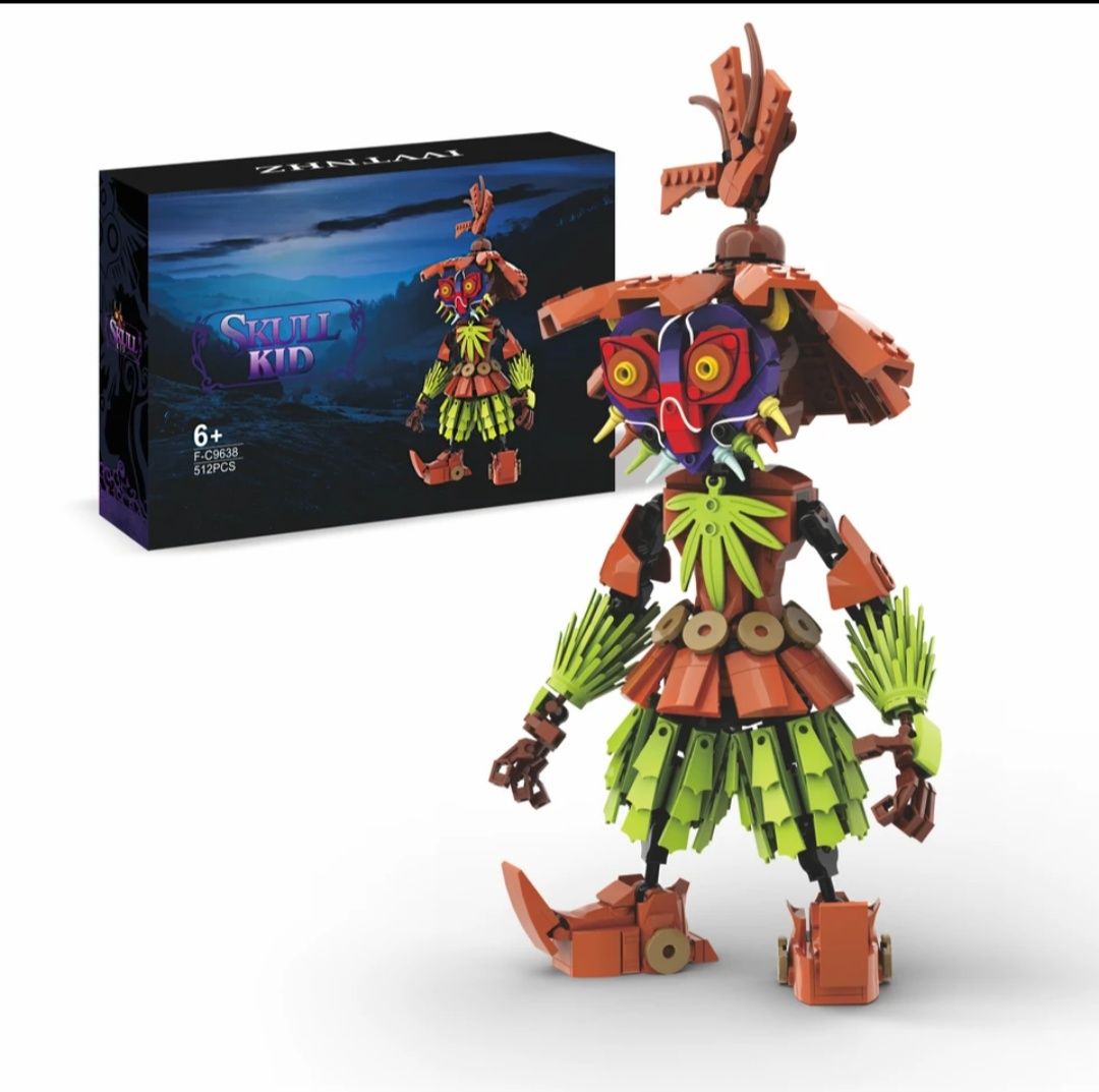 Zestaw klocków Skull Kid z gry Legend of Zelda podobne do LEGO