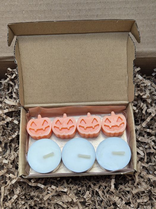 Wosk sojowy do kominka plus tealight sojowe