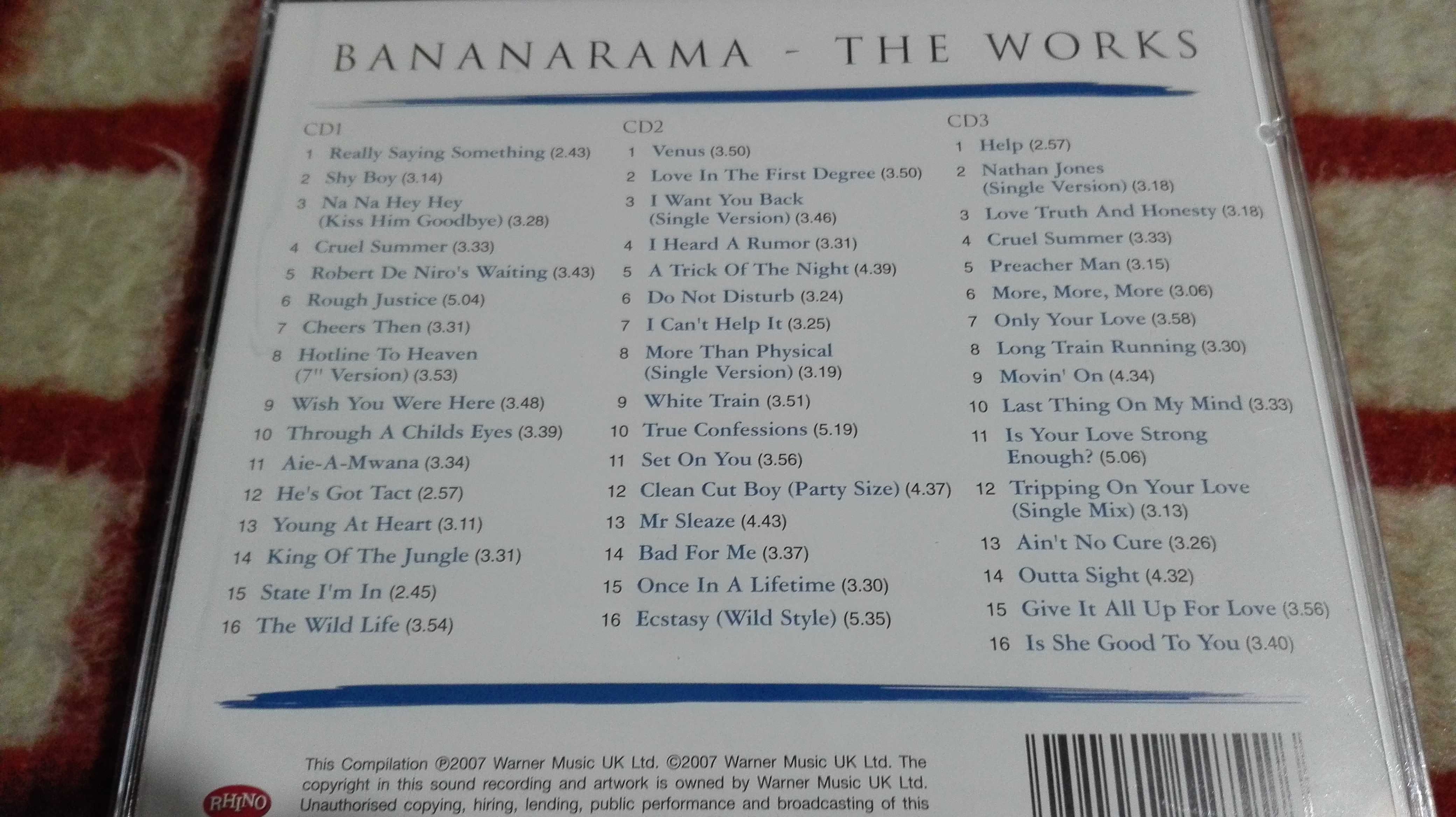 The Clash, Lita Ford, Level 42, Bananarama e outros