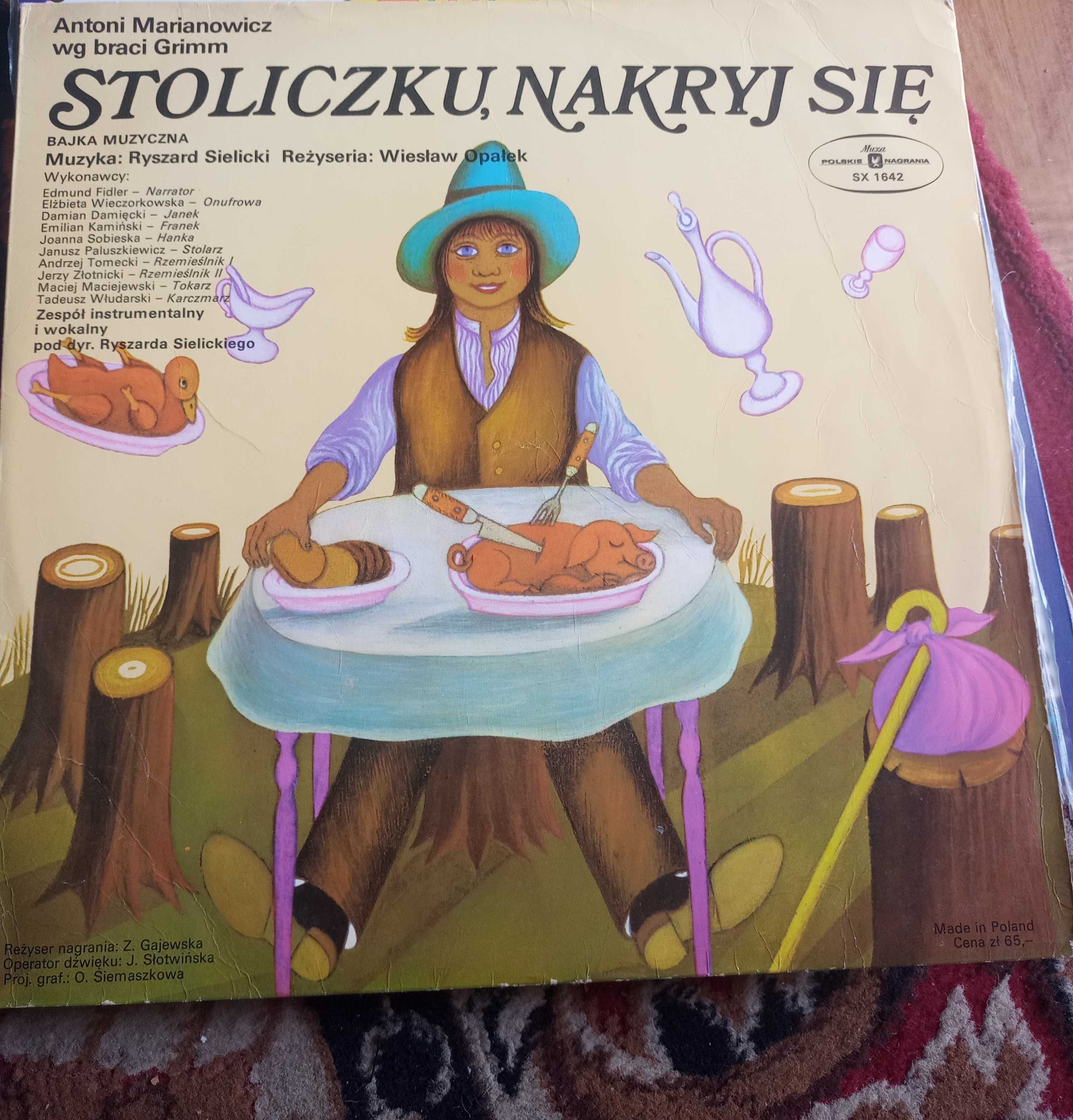 bajki na winylu - tańczące krasnoludki/stoliczku nakryj się