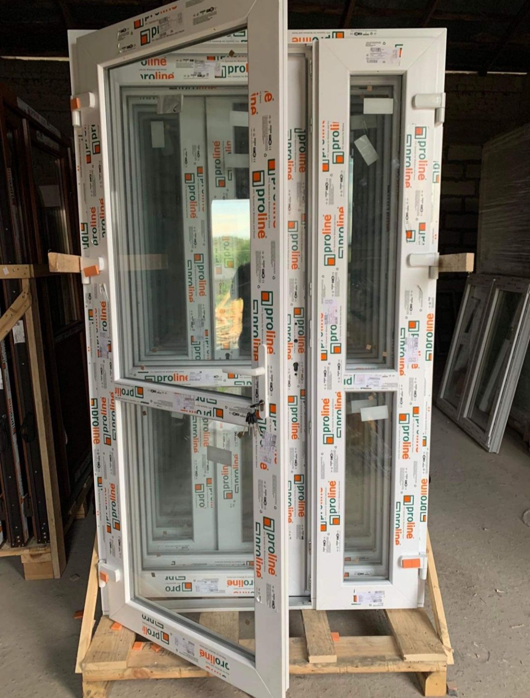 Drzwi pcv profil gruby 70mm wymiar 125x210 140x210 180x210