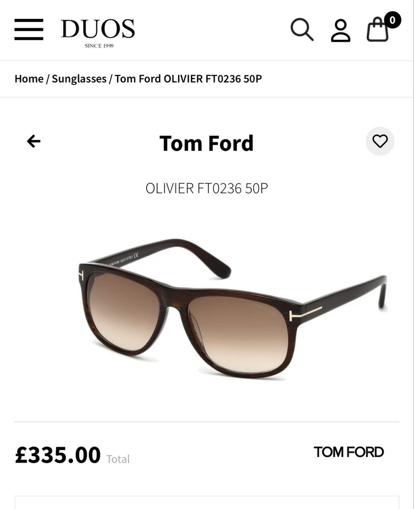 Tom ford olivier FT0236