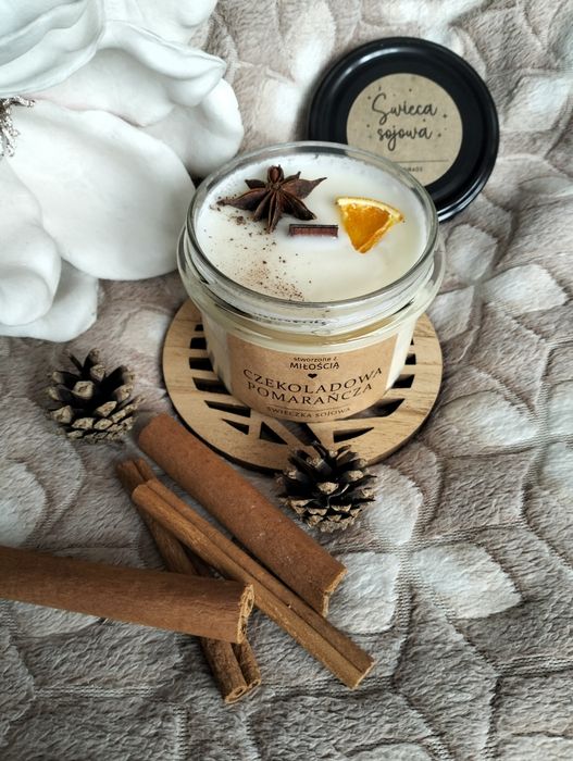 Świeca sojowa,świece,sojowe, zapachowa ,ręcznie robiona ,na prezent