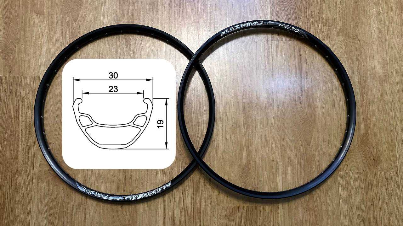 Обода Alexrims FR-30, 26", 559x23, 32H, FV/Presta, пистонированный