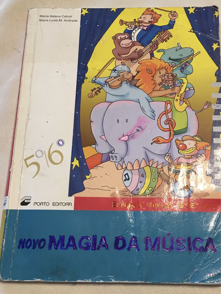 Livro em segunda mão. Magia da Música 5/6 Ano