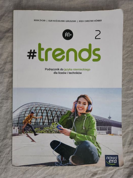 Podręcznik #trends 2 A1+ – niemiecki liceum, lekko używany, DB+