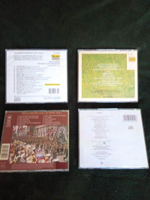 4 Cds Musicas de filmes :Out Of Africa , Doctor Zhivago, The Mission..