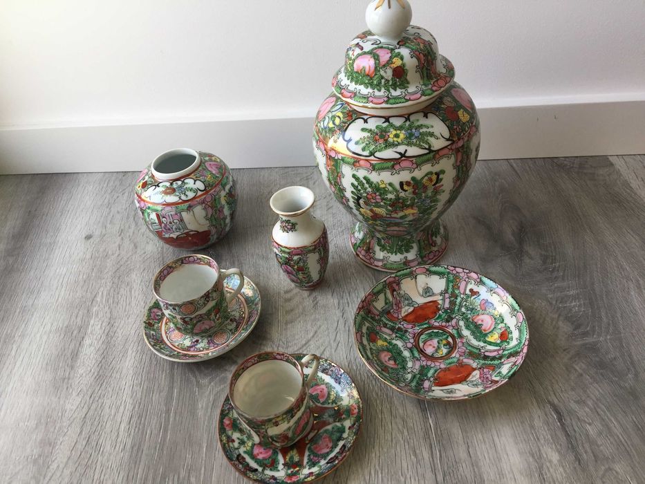 Conjunto de peças chinesas