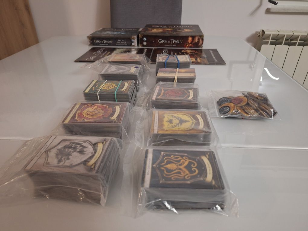 Gra o tron LCG gra karciana UNIKATOWY ZESTAW