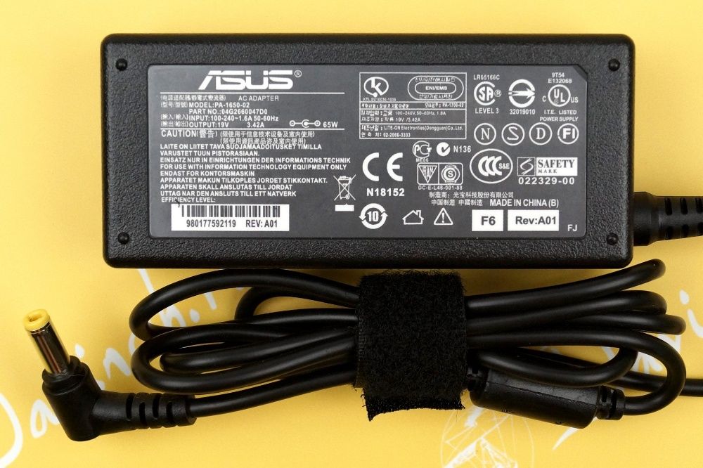 Зарядка Asus для ноутбука зарядное устройство асус 19V Подбор модели