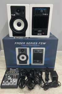 Fluid Audio F5 + Mikser Behringer Xenyx502