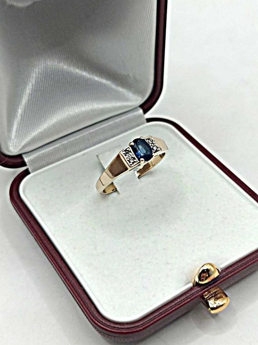 Złoty Pierścionek z brylantami 14K 2,84g