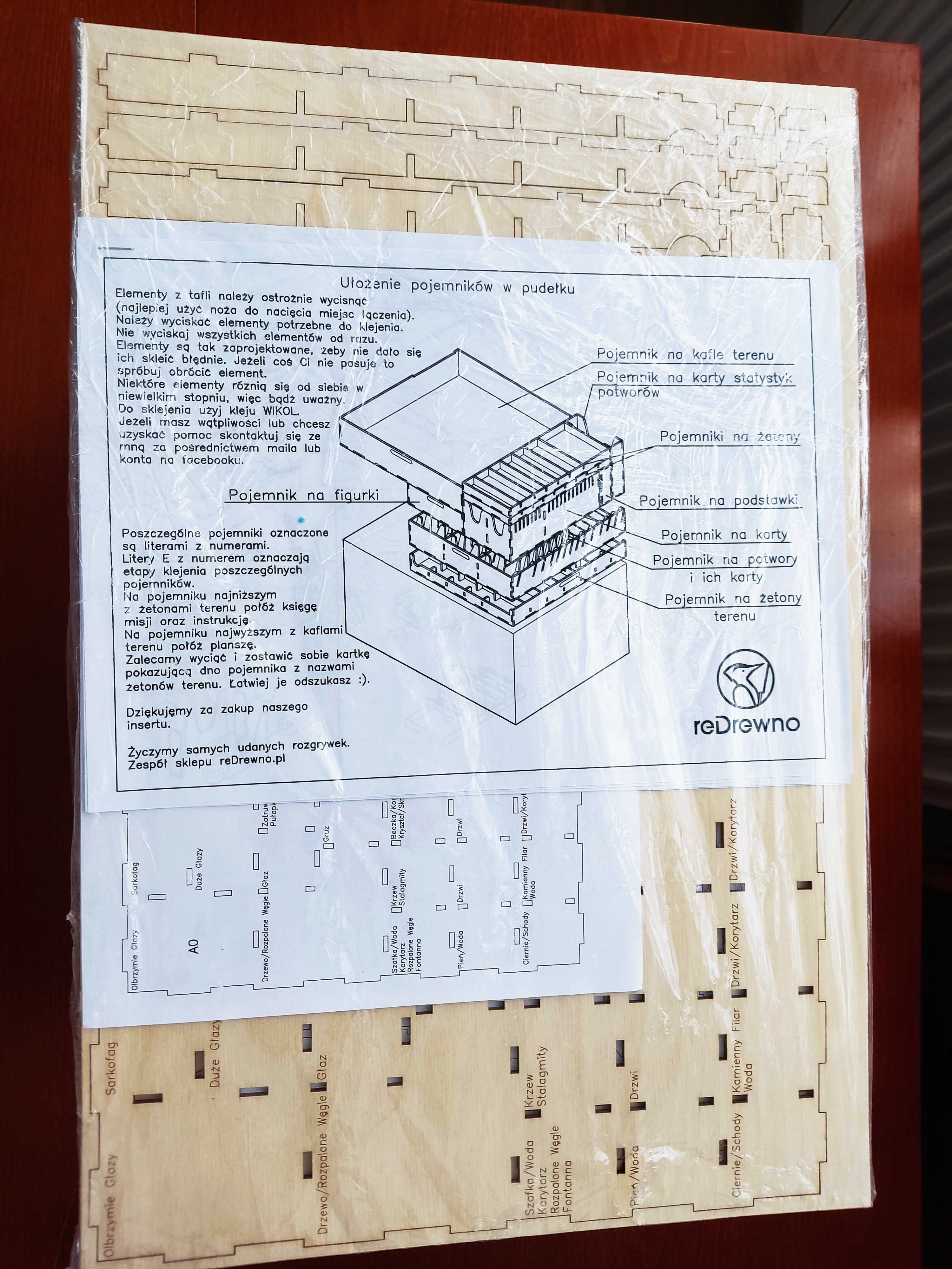 GLOOMHAVEN + Zapomniane Kręgi + insert z reDrewno